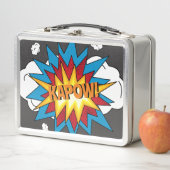 Modernes Comic Buch KAPOW Pop Kunst Metall Brotdose (Beispiel)