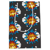 Modernes Comic Buch KAPOW Pop Kunst Mittlere Geschenktüte (Vorderseite)