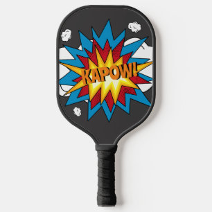 Modernes Comic Buch KAPOW Pop Kunst Pickleball Schläger