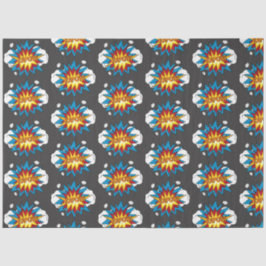 Modernes Comic Buch KAPOW Pop Kunst Seidenpapier