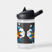 Modernes Comic Buch KAPOW Pop Kunst Trinkflasche (Links)