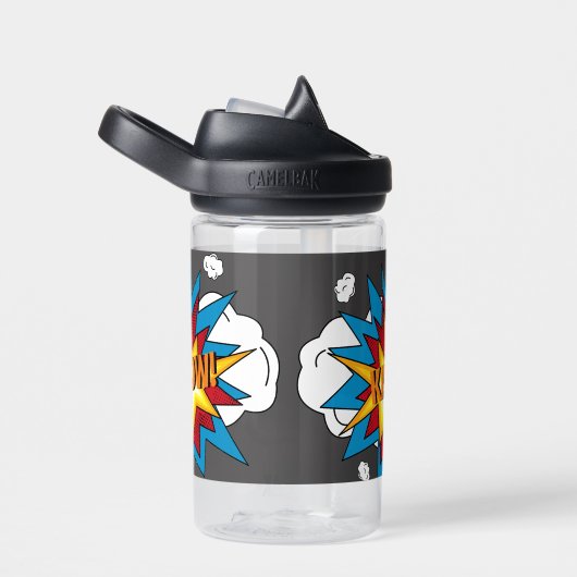 Modernes Comic Buch KAPOW Pop Kunst Trinkflasche (rechts)