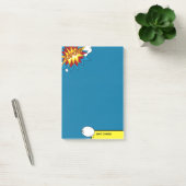 Modernes Comic Buch Pop Kunst Sprechblase Post-it Klebezettel (Büro)