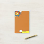 Modernes Comic Buch Pop Kunst Sprechblase Post-it Klebezettel (Auf Schreibtisch)