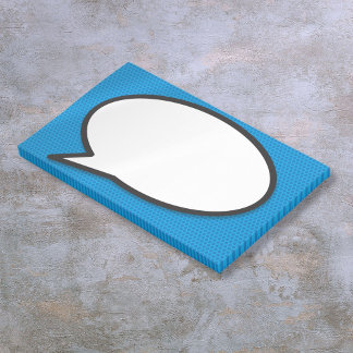 Modernes Comic der Fun Speech Bubble Book Post-it Klebezettel