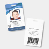 Modernes Computersoftware-Unternehmen IT Reparatur Ausweis (Vorder- & Rückseite)