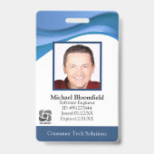 Modernes Computersoftware-Unternehmen IT Reparatur Ausweis (Vorderseite)