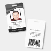 Modernes Computersoftware-Unternehmen Reparatur Bl Ausweis (Vorder- & Rückseite)