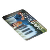 Modernes Cooles Abschluss Ankündigung Foto W Magnet (Rechte Seite)