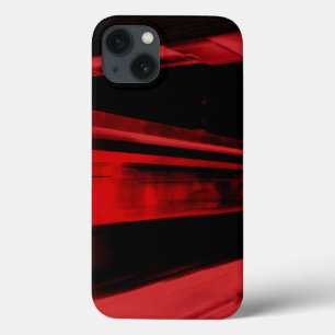 Modernes, cooles Bewegungskonzept in Rot und Schwa Case-Mate iPhone Hülle