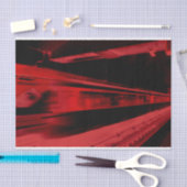 Modernes, cooles Bewegungskonzept in Rot und Schwa Seidenpapier (Handwerk)