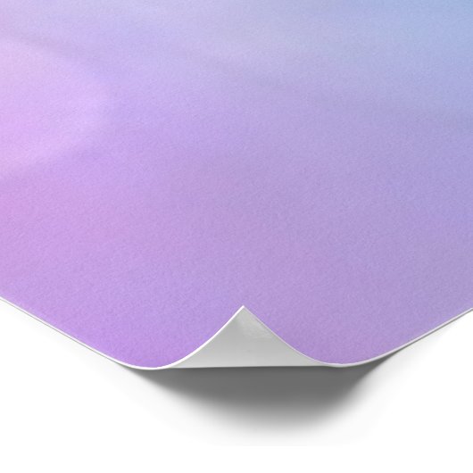 Modernes Cooles Bokeh, Strip, Imitate Lashes Poster (Ecke)