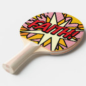 Modernes Cooles Comic Buch Pop Kunst und Kultur Tischtennis Schläger (Vorderseite)