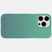 Modernes, Cooles, einzigartiges Quadratmuster Case-Mate iPhone Hülle (Rückseite (Horizontal))