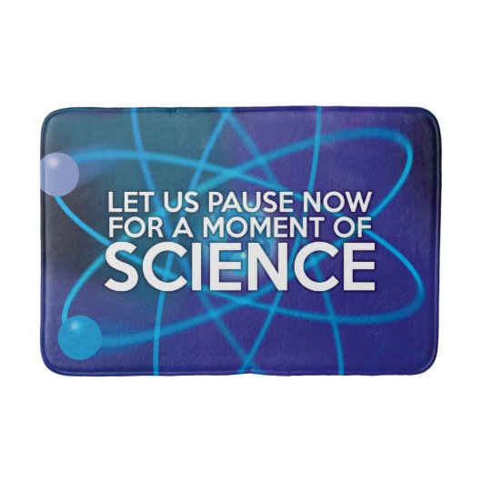 Modernes Cooles Funny Science Sprichwort Badematte (Vorderseite)