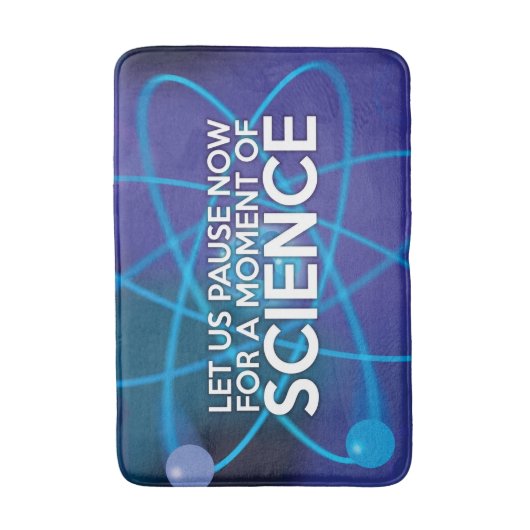 Modernes Cooles Funny Science Sprichwort Badematte (Vorderseite Vertikal)