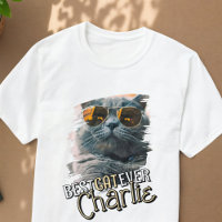 Modernes, Cooles Grunge Custom Pet Cat Foto