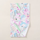 Modernes cooles Holzkornmuster Badhandtuch Set (Handtuch)