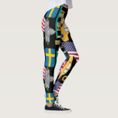 Modernes cooles Muster USA niedlich einzigartig st Leggings (Rechts)