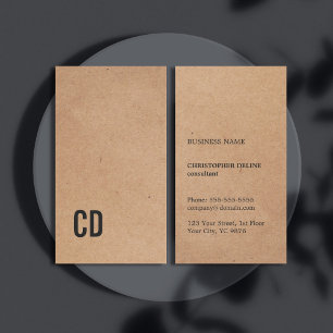 Modernes cooles Packpapier-(gedruckt) schwarzes Visitenkarte