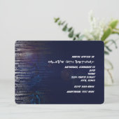 Modernes Cooles Party für Typografie Einladung (Stehend Vorderseite)