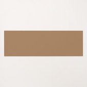 Modernes Cooles Sand Beige Leopard-Muster und Name Yogamatte (Rückseite (Horizontal))