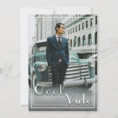 Modernes Cooles Weihnachten Weihnachts-Foto (Vorderseite)