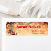 Modernes, Cooles Weihnachtsbaumlabel (Insitu)