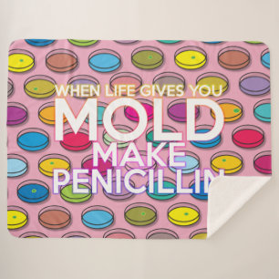 Modernes Cooles Zitat aus der Funny Science Sherpadecke