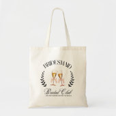 Modernes Coquette individualisieren Name Chic Brid Tragetasche (Vorne)