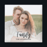 Modernes Couple Collage Foto & liebevolles Familie Magnet<br><div class="desc">Modernes Couple Collage Foto & liebevolles Familiengeschenk</div>