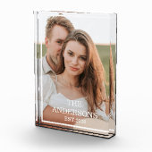 Modernes Couple Collage Foto & Minimal Familienges (Rechts)