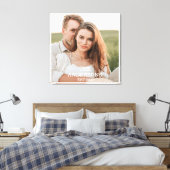 Modernes Couple Collage Foto & Minimal Familienges Leinwanddruck (Insitu (Schlafzimmer))