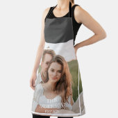 Modernes Couple Collage Foto & Minimal Familienges Schürze (InSitu)