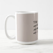 Modernes Couple Family Foto & Family Quote Kaffeetasse (Links)