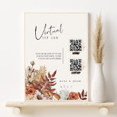 Modernes Cream Boho Tippen Sie Ihrem Barkeeper Hoc Poster