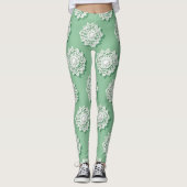 Modernes Crochet-Stickereimuster Leggings (Vorderseite)