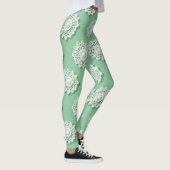 Modernes Crochet-Stickereimuster Leggings (Rechts)