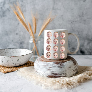 Modernes Custom Face Funny Foto Geburtstagsgeschen Tasse