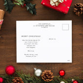 Modernes Custom Family Foto Weihnachten Grün