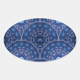 Modernes CYO - Ovale Aufkleber