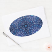 Modernes CYO - Ovale Aufkleber (Umschlag)