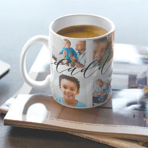 Modernes Daddy Script Geschenk für Väter FotoColla Kaffeetasse