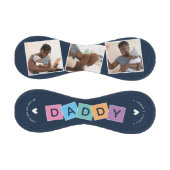 Modernes DADDY Vathers Day Foto Keepake Baseball (Paneele)