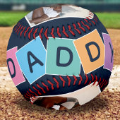 Modernes DADDY Vathers Day Foto Keepake Baseball