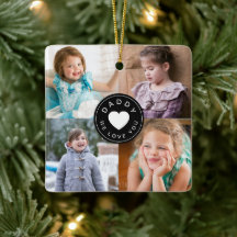 Modernes Daddy wir Liebe Sie FotoCollage