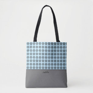 Modernes Damask-Muster Tasche