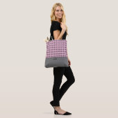 Modernes Damask-Muster Tasche (Am Model)