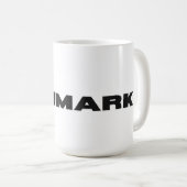 Modernes Dänemark: einfaches Schreiben mit dänisch Kaffeetasse (VorderseiteRechts)