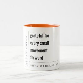 Modernes, dankbares Geschenk des Motivierend Physi Zweifarbige Tasse